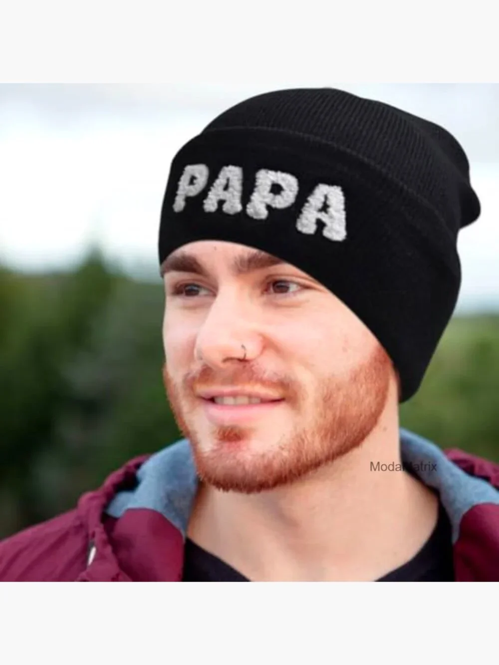 3-Piece Matching Family Beanie Hat Set - Parent-Child Knitted Winter Hats - Picture 5 of 6